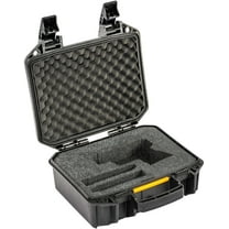Pelican Vault V100PF1 Universal Pistol Case with Custom Pre-cut Foam - Black
