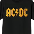 thumbnail image 2 of ACDC Shined Gold on Black Short Sleeve Adult T-Shirt-XXL, 2 of 3