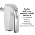 thumbnail image 4 of Batidora de Mano Better Chef Eléctrica 5 Velocidades Acero Inoxidable Compacta y Ligera 150 W, 4 of 7