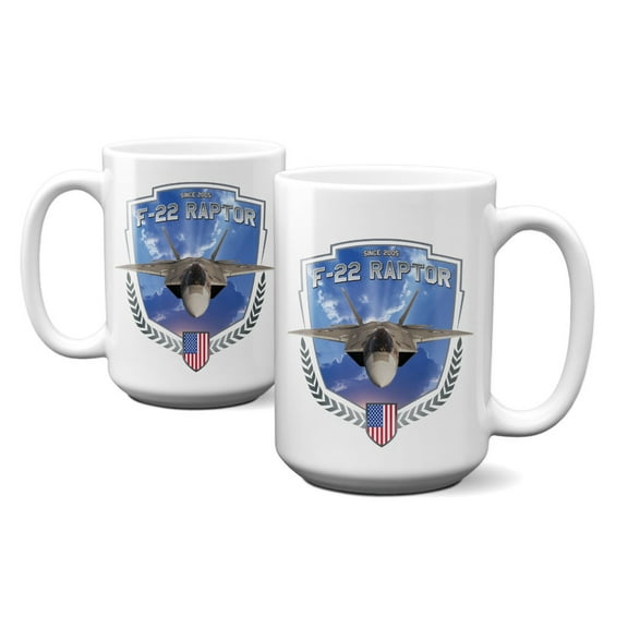 F-22 Raptor In Flight 15oz Mug