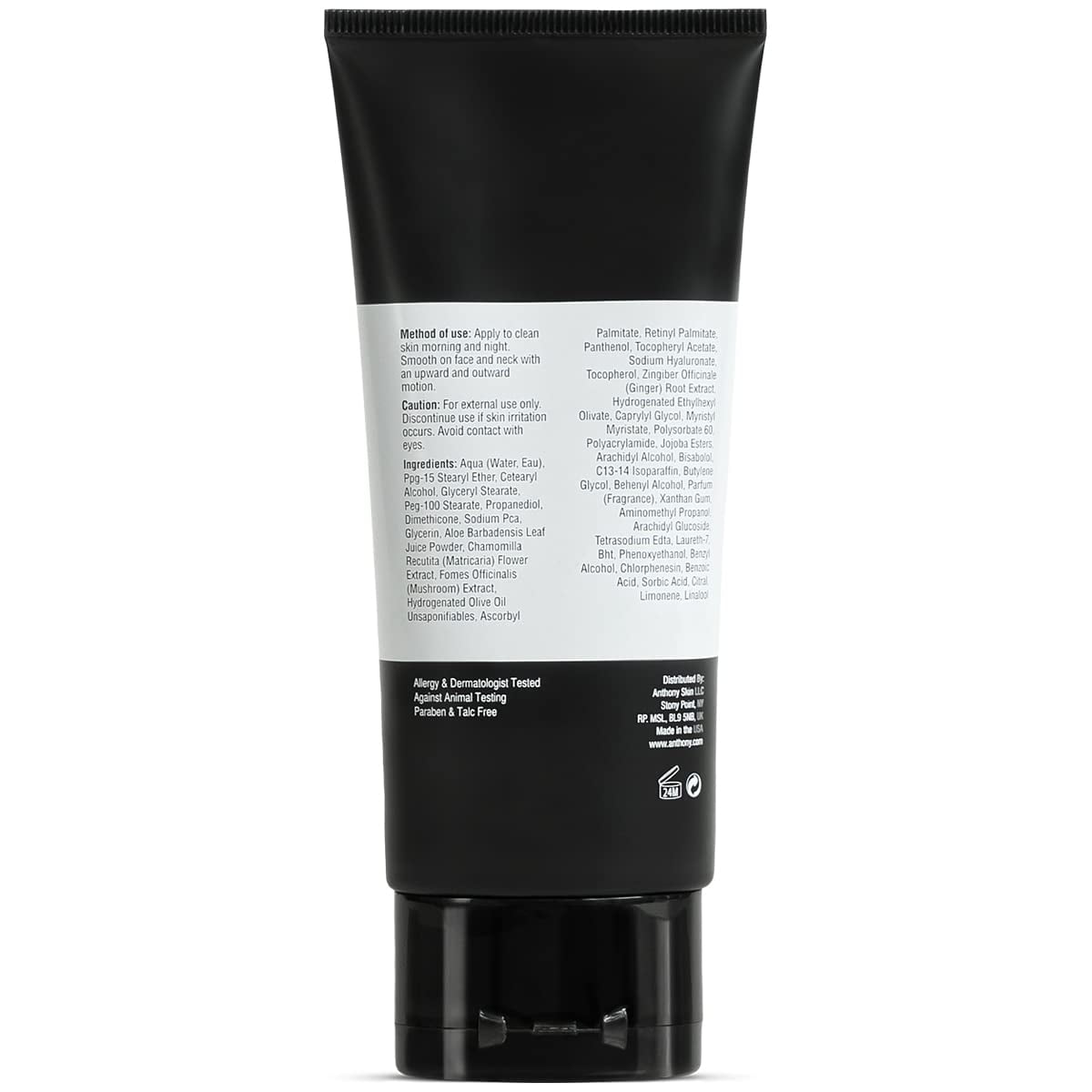 Anthony Oil Control Facial Lotion, Hydrating Facial Moisturizer for Men, 3 fl oz