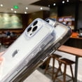 thumbnail image 4 of Designed for iPhone Case,Airbag Frame Clear Camera Lens Protection Shockproof Protective Cover Phone Case (iPhone 11 Pro Max,Grey), 4 of 5