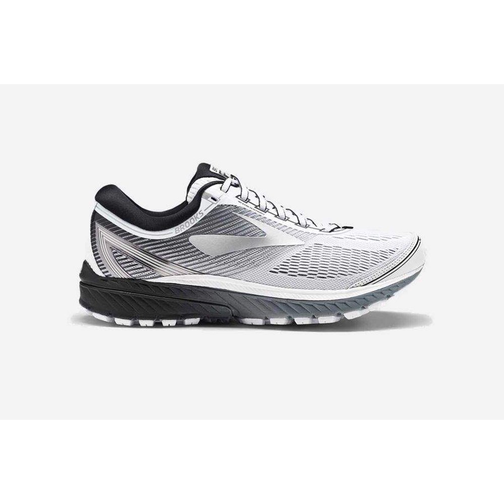 Brooks Brooks Men's Ghost 10, White/Silver/Black, 9.5 D(M) US