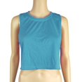 thumbnail image 5 of JULMCOMO Tank Tops for Women Crew Neck Workout Athletic Summer Cropped Tank Tops Sleeveless Breathable Gym Yoga Shirts Blue One Size, 5 of 5
