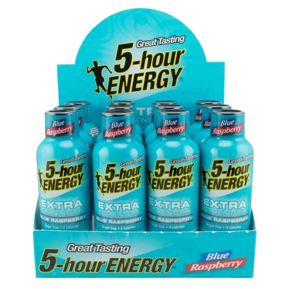 5 HOUR ENERGY - HR EXTRA STRENGTH BLUE RASPBERRY (12x60ML)