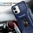 thumbnail image 4 of Funda para GANGXUN iPhone 16 - Soporte metálico, Función magnética, Azul, 4 of 5