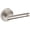 Lifetime Satin Nickel, variant on Baldwin 5138190PASS 5138 Passage Door Lever Set - Black