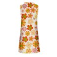 thumbnail image 3 of WILLBEST Vestidos De Verano Para Mujer, Vestido Informal De Verano Con Estampado Para Playa, Elegante, Flotante, De Longitud Media, Con Cuello Redondo Y Sin Mangas, 3 of 3