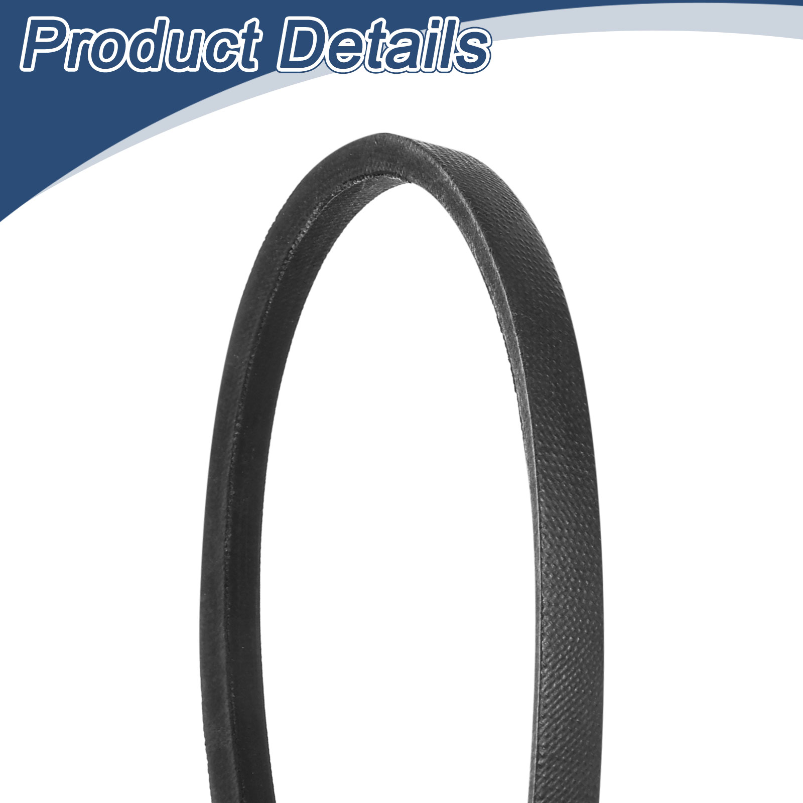 Unique Bargains Wrapped Rubber V-Belt 3L Profile 3 Pcs 25"
