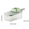 thumbnail image 2 of Boovnll Kitchen Gadgets, Versatile Multifunctional Grater with Six Cutting Tools Round Vegetable Chopper Comes with Container Useful Food Chopper Efficient Vegetable Chopper With, Home and Kitchen, 2 of 9