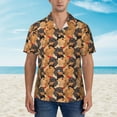 thumbnail image 4 of Balery Dog Print Men's Hawaiian Shirts Short Sleeve Beach Shirt Relaxed Fit Vacation Button Down Shirts-Small, 4 of 9