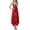 Red, variant on Women's Sexy Chemise Nightgown Satin Slip Lingerie Adjustable Night Dress Low Back Valentines Day Comfy Sleepwear Pink Medium