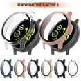 thumbnail image 2 of Hard Protective Case Fit for 5 Active 5 Waterproof Screen Protector Shell Frame Smartwatch Housing Glass Film, 2 of 9