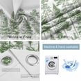 thumbnail image 4 of Green Pine Tree Blackout Curtains for Bedroom/Living Room, Thermal Insulated Kitchen Curtains, Vintage Watercolor Botanical Grommet Darkening Window Treatment Drapes 52"x84"x2, 4 of 8
