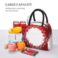 thumbnail image 6 of Haiem Winter Christmas Snowflake Printed Lunch Bag Women, Lunch Box Lunch Bag for Women, Small Leakproof Cute Lunch Tote Large Capacity Reusable Insulated Cooler Lunch Container, 6 of 6