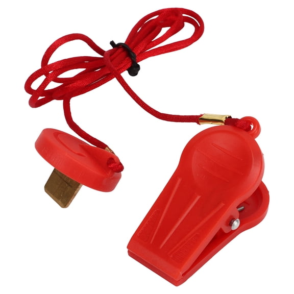Emergency Treadmill Stop Lock, 2,Piece Running Machine  Keys, ABS  Magnet, Red