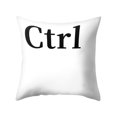 thumbnail image 1 of EIMELI Housse de Coussin Clavier Ctrl Alt Key pour Canapé Lit Voiture Café Décor, 1 of 12