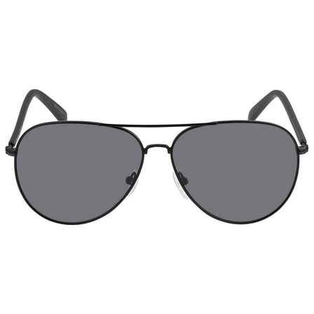 Calvin Klein CK19314 Aviator Sunglasses (Black, Gray)