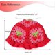 thumbnail image 5 of Crochet Bucket Hat for Women Handmade Floral Hat Portable Knitted Elastic Cute Beach Hat for Vacation Traveling, 5 of 5