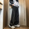 thumbnail image 6 of Men's Retro Casual Sweatpants with Reflective Strip for Outdoor Cycling and Comfort Comfortable Sweatpants for Men Relaxed Fit Pant, 6 of 6