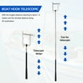 thumbnail image 4 of 1 Set Boat Hook Telescopic Rod Portable Long Distance Threader Tie Rope Hook, 4 of 6
