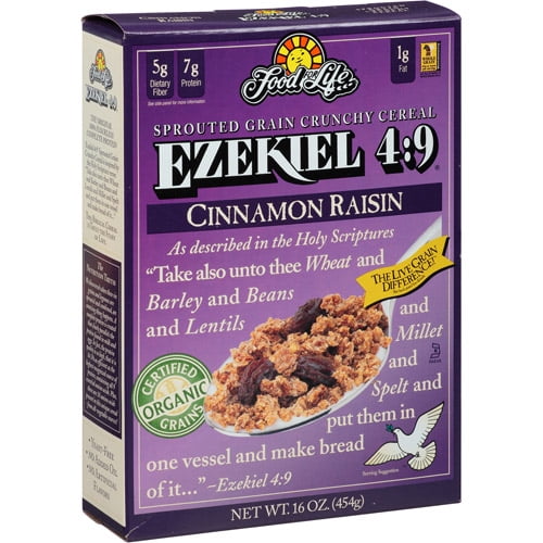 Ezekiel 49 Cinnamon Raisin Sprouted Grain Crunchy Cereal, 16 oz (Pack of 6)