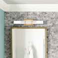 thumbnail image 7 of Gemini 1 - Light Aged Brass Brass Contemporary / Modern - LED Steel Wall Sconce, 7 of 7