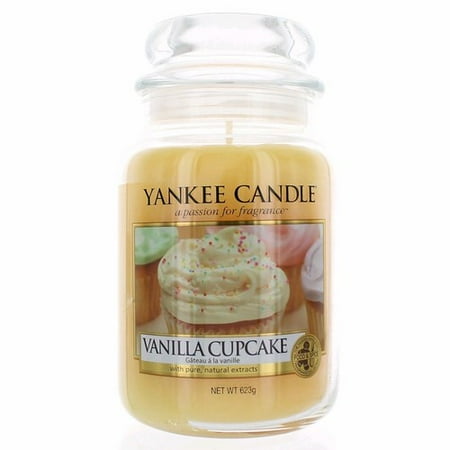 scented yankee vanilla jar cupcake candle oz walmart