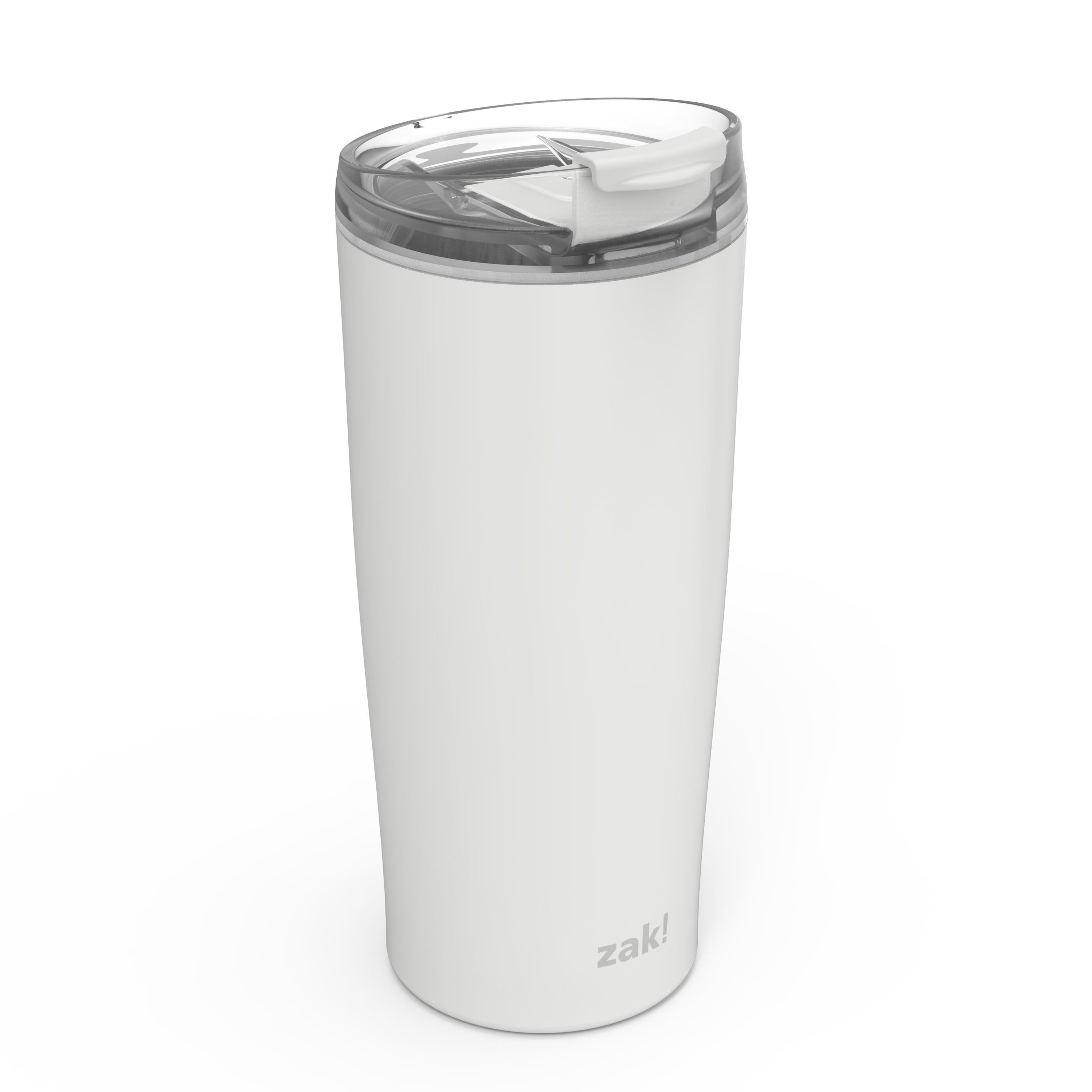 Zak Designs Zak! Designs 30oz Double Wall Stainless Steel Cascadia Tumbler  with Contour Lid - White 1 ct