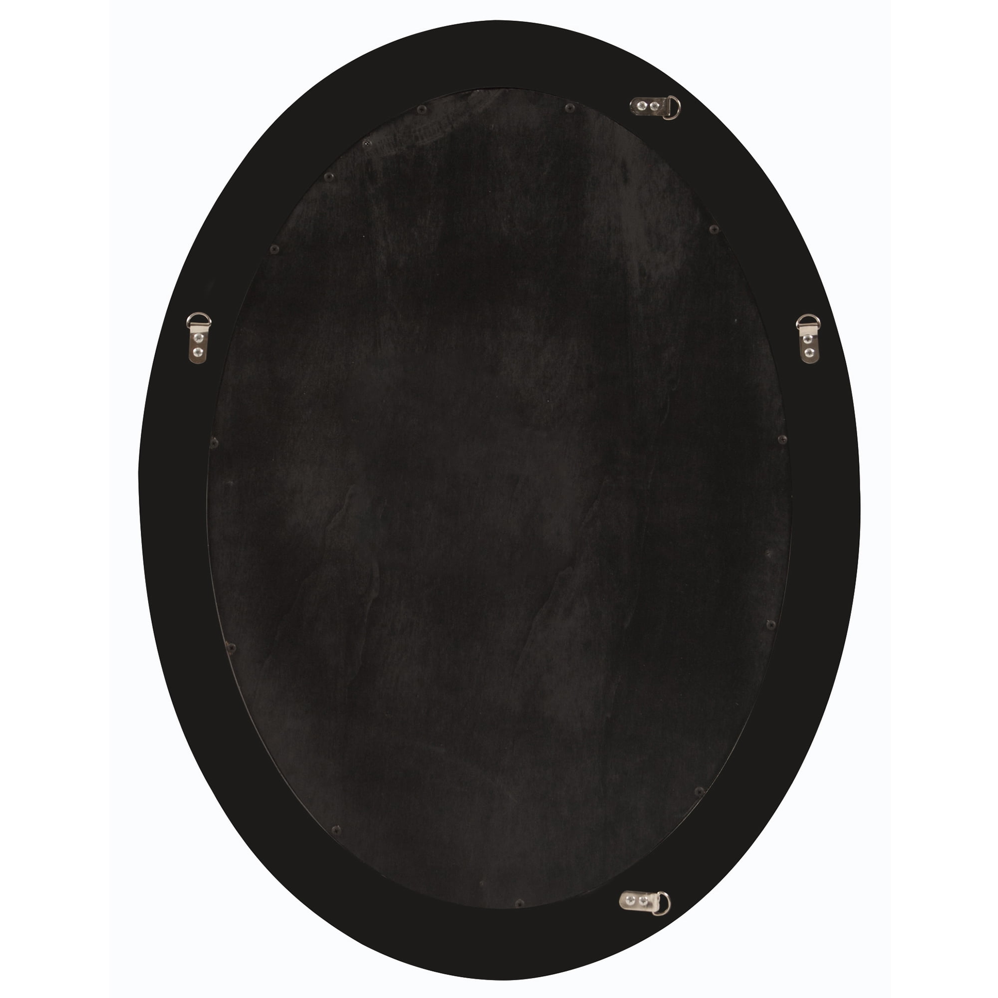 Tyler Dillon George Oval Matte Black Wall Mirror