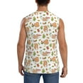 thumbnail image 4 of Kdxio Squirrel And Mushroom for Men's Muscle T-shirt,Sleeveless for Workout Running Athletic Gym Lounge Casual, 4 of 7