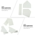 thumbnail image 3 of OULII 5Pcs Rubber Baseboard Baseball Practice Non-slip Waterproof Base Mat White 16.31X15.72In, 3 of 5