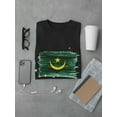 thumbnail image 3 of Brush Painting Of Mauritania T-Shirt Men -Image by Shutterstock, Male 3X-Large, 3 of 4