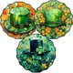 thumbnail image 1 of s, Regalos 3 piezas Atrapasueños para el Día de San Patricio Atrapasueños de jardín para decoración del hogar Atrapasueños de sombrero verde para el Día de San Patricio Colgantes de ventana con cadena, 1 of 8