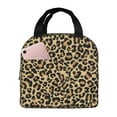 thumbnail image 1 of Easygdp Leopard Print Bolsa Térmica Premium - Tela Oxford Impermeable, Gran Capacidad, Bolsillo Frontal, Unisex para Trabajo, Escuela, Actividades al Aire Libre y Picnics, 1 of 7