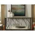 thumbnail image 2 of Bowery Hill Transitional Marble Console Table in Cream, 2 of 3