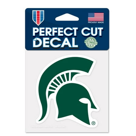 Michigan State Spartans Official NCAA 4 inch x 4 inch Die Cut Car Decal by Wincraft
