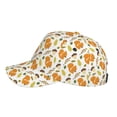 thumbnail image 3 of Xecao Squirrel Eating Nuts for Baseball Cap: Unisex, crafted from classic polyester twill fabric, featuring a soft unconstructed design, 3 of 5