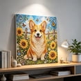 thumbnail image 4 of Yardvibe Animal Pearl Art DIY Craft Kit, 3D Diamond Craft Kit for Adults & Beginners, Sparkling Pearl Bead Diamond Dots, Handmade Gem Art Picture for Home Wall Decoration (Corgi), 4 of 5