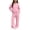 Pink-kbV, variant on Mnyotv Girls Sweatsuit 2Pcs Sets Hoodie Zip Sweatshirts Top and Sweatpant with Pockets Athletic Outfits Size 7-8 Years