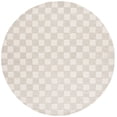 thumbnail image 2 of Safavieh Martha Stewart Chelsea Algernon Checkered Area Rug, Beige/Ivory, 6' x 6' Round, 2 of 10