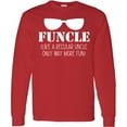 thumbnail image 3 of Inktastic Funcle Like a Regular Uncle Only Way More Fun Long Sleeve T-Shirt, 3 of 5