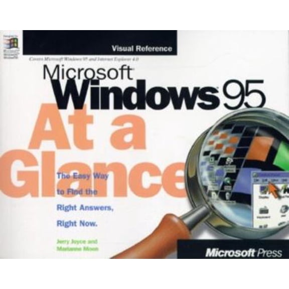 Pre-Owned Microsoft Windows 95 at a Glance (At a Glance (Microsoft)) (Paperback) 1572313706 9781572313705