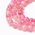 thumbnail image 3 of Spray Painted Glass Beads Strands Round Colorful 8~8.5mm Hole: 1.5mm about 100pcs/strand 31.1 inch, 3 of 3