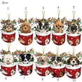 thumbnail image 2 of Creative DIY Christmas Party Decoration Christmas Socks Girl Boy Gift Dog Pendant Christmas Tree Pendant Decorative Holiday Gift 9, 2 of 8