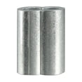 thumbnail image 2 of Mangas de aluminio para cable de 6 mm 15/64 pulgadas, clip de bucle de crimpado, 25 piezas, 2 of 5