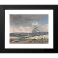 thumbnail image 2 of Louis Gabriel Moreau 18x15 Black Modern Framed Museum Art Print Titled - Windswept Landscape, 2 of 5