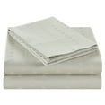 thumbnail image 4 of Spring Home 1200 Thread Count 100% Egyptian Cotton Deep Pocket Dobby Striped Sheet Set, 4 of 5