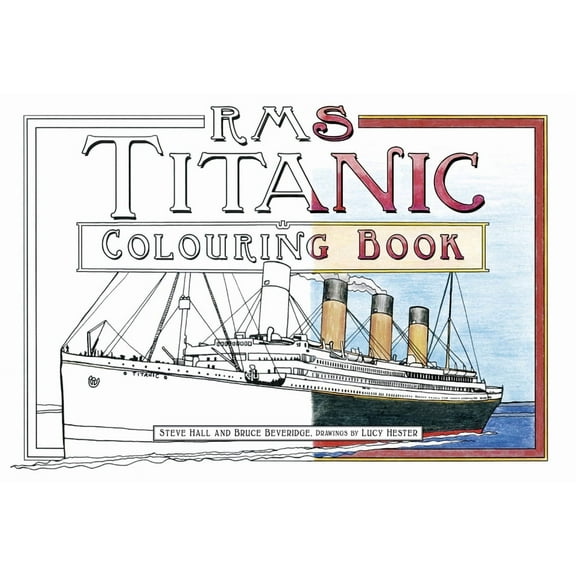 RMS Titanic Colouring Book, (Paperback)