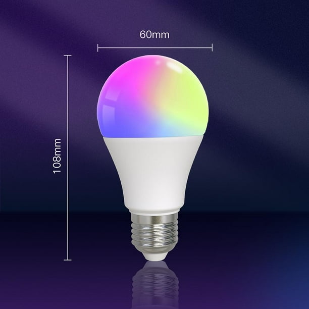 Lámpara de cambio de color 9W Iluminación para el hogar 1800K-6500K Control remoto para Home Hotel Bar Likrtyny Para estrenar